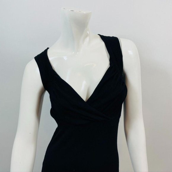 Desigual Black Knit Floral Embroidered Dress - Picture 2 of 8